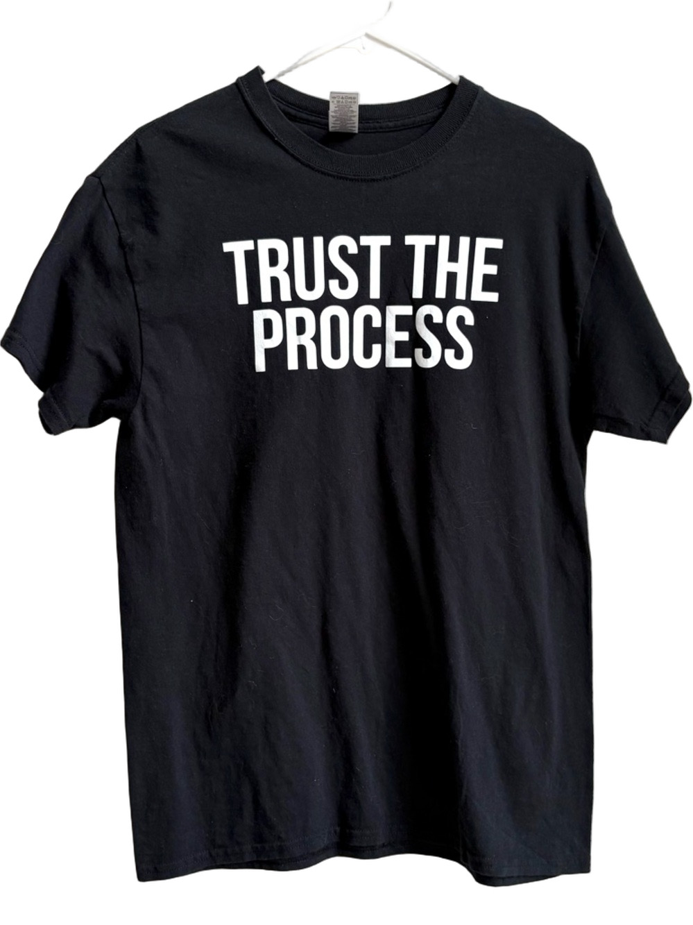 TRUST THE PROCESS Warrior Journey addiction black tee t-shirt